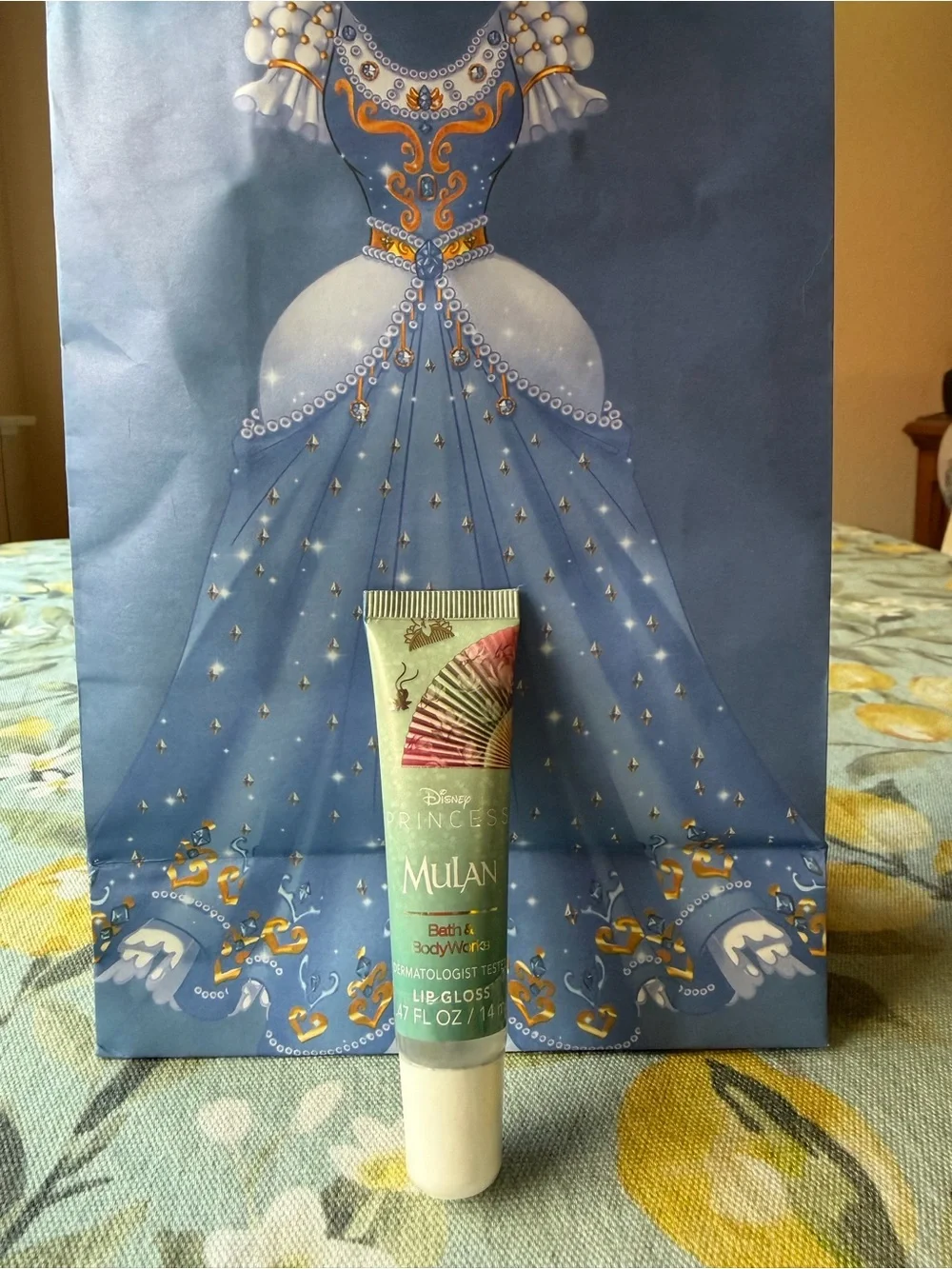 Disney Mulan Bath & Body Set - Teal, Gold, Green